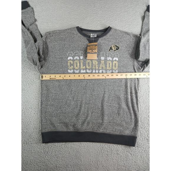 Colorado University Buffalos Sweater Shirt Mens Medium NCAA Rivalry Threads NWT - Picture 5 of 8